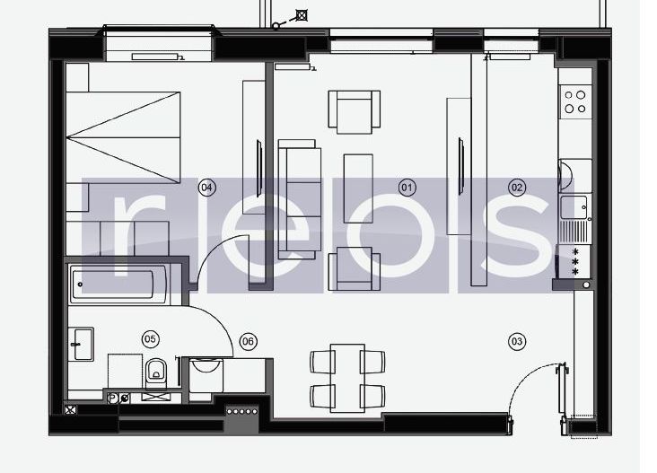 APARTAMENT 2 CAMERE | FLOREASCA | 66MP - Poză 12