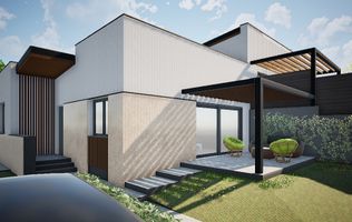 Casa Finisata 3 camere 71 mp+terasa 15 mp-curte-Zona Valea Ghinzii