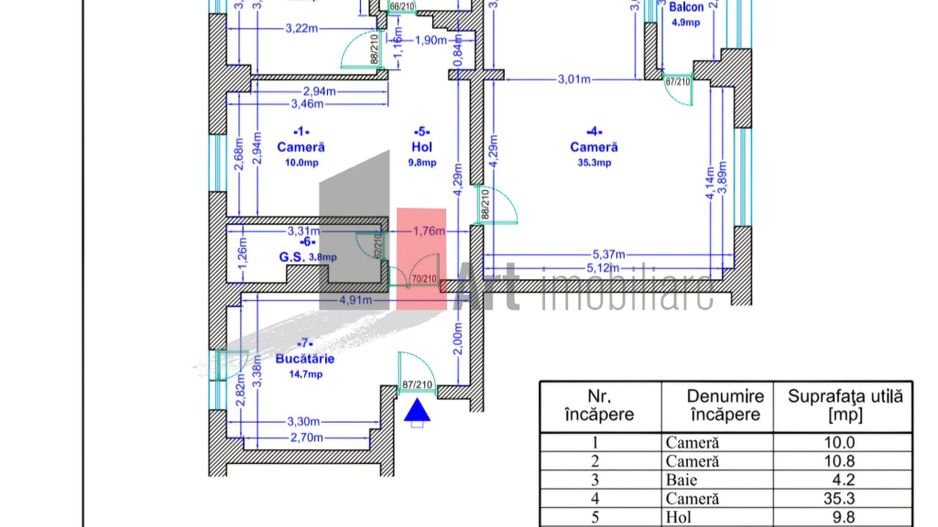 Vanzare apartament 4 camere Lujerului - Poză 3