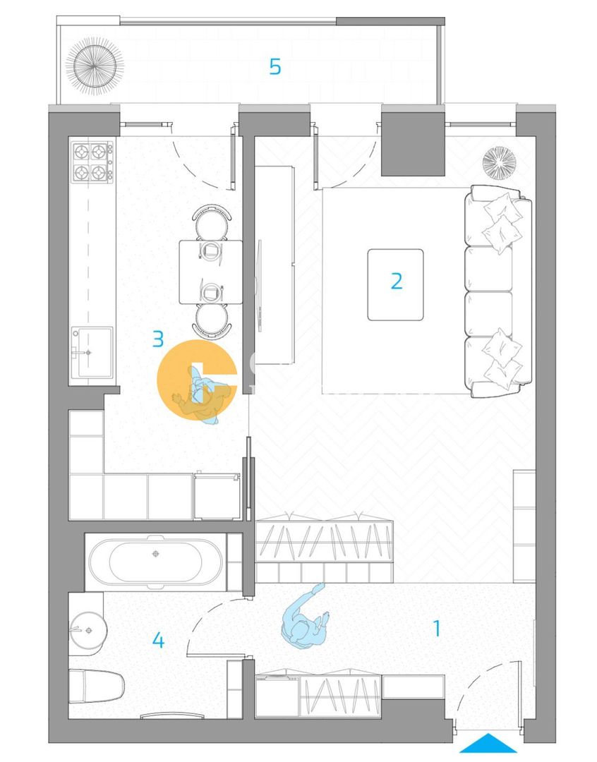 Apartament 1 Camera - Bloc Nou 2023 - Zona Rond Vechi Nicolina - Poză 2