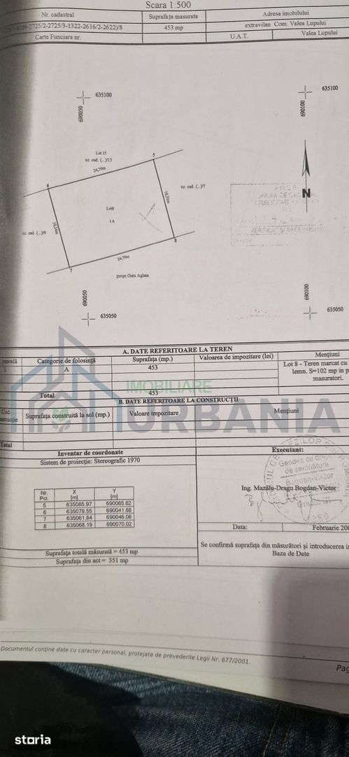 Teren de vânzare în Valea Lupului, Str. Dimitrie Bolintineanu - Poză 2