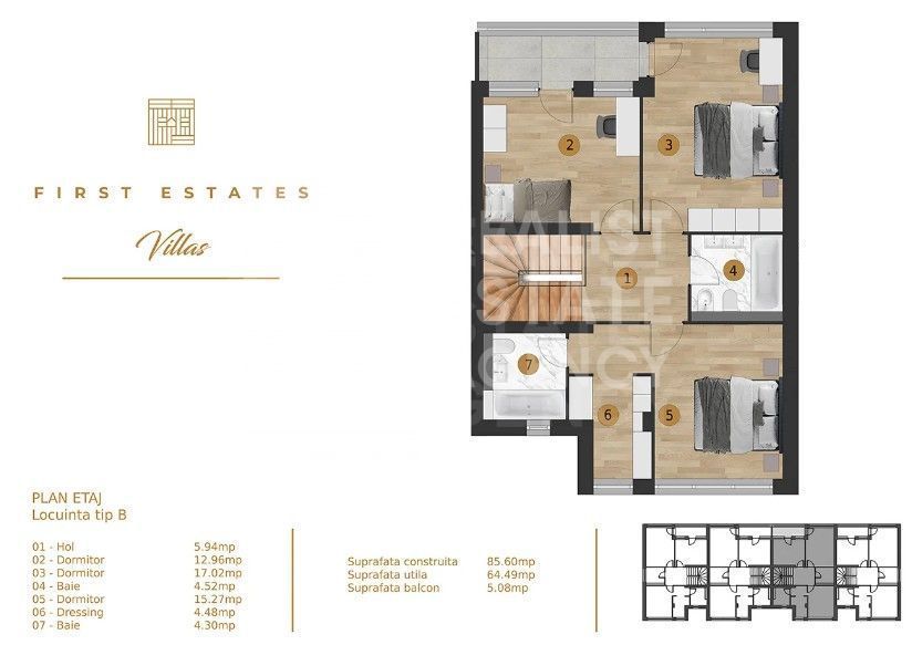 Vilă, 152,87 mp, Pipera, București - Poză 9