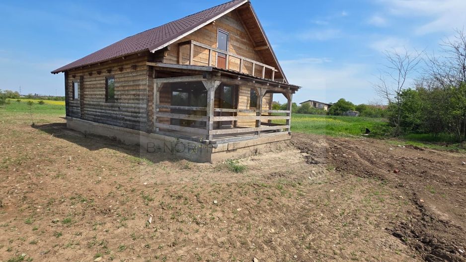 Cabana de vânzare din lemn masiv Mihăilești | 400 mp teren -Potențial investiție - Poză 8