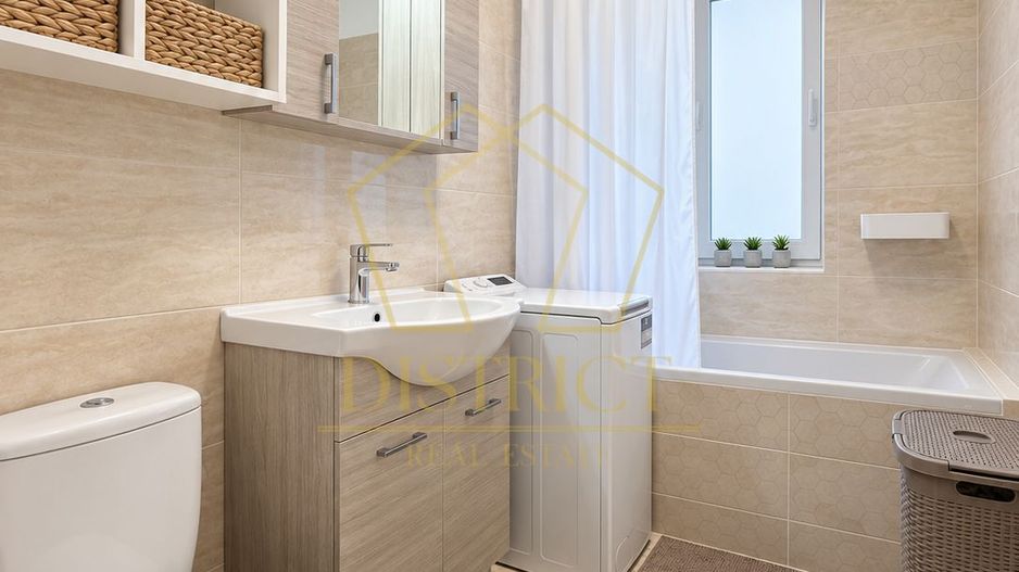 Apartament Superb cu 3 camere mobilat | terasa de 12 mp | Giroc | asfalt. - Poză 14