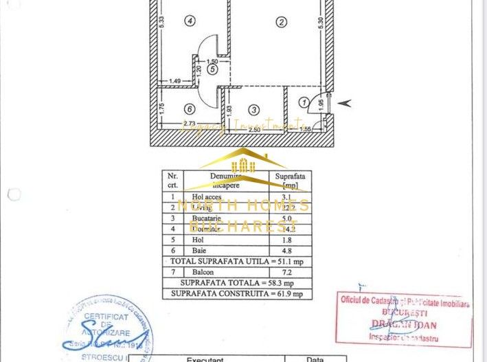 Apartament de vanzare -2 camere One Cotroceni Park-COMISION 0 - Poză 26