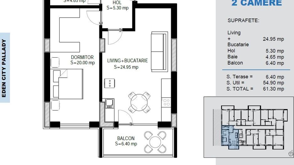 AP. 2CAM. TIP STUDIO - SPATIOS / IDEAL LOCUINTA SAU INVESTITIE! - Poză 1