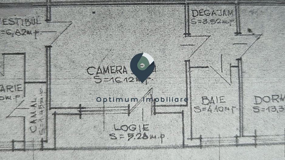 Apartament 2 camere in Gheorgheni, etaj 1/4, zona Diana ! - Schiță 13
