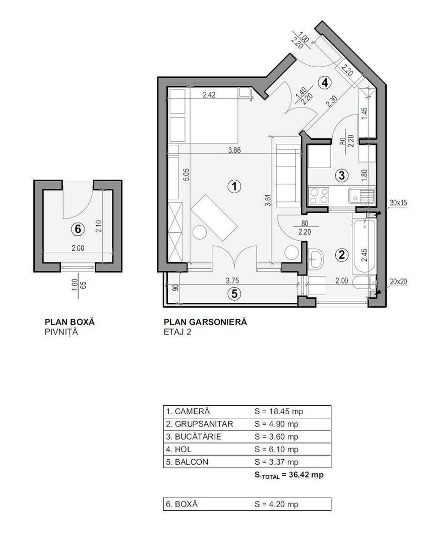 Garsoniera de vânzare, Cismigiu, renovat complet, fără risc, vedere parc - Poză 8