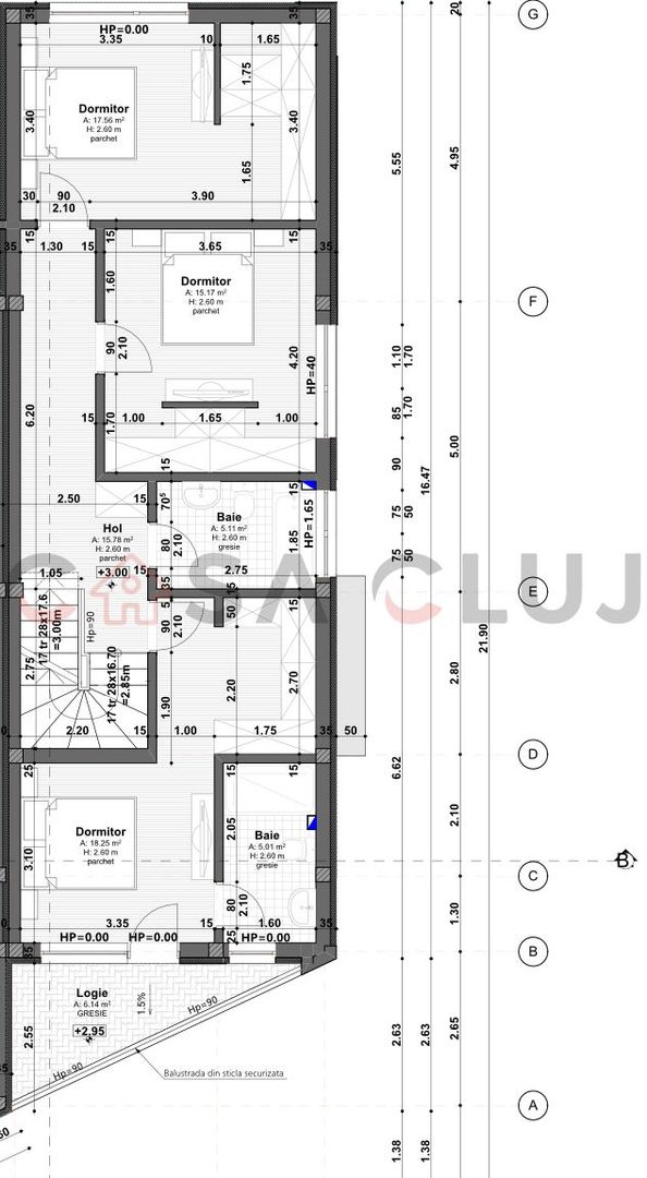 Casa tip Duplex,  6 camere, Campului!! - Poză 2