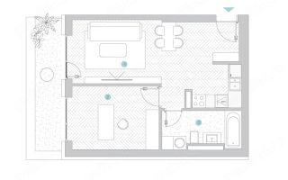 Apartament 2 camere, etaj 3, Silk District Faza III, Iași – predare iunie 2026 - Poză 1