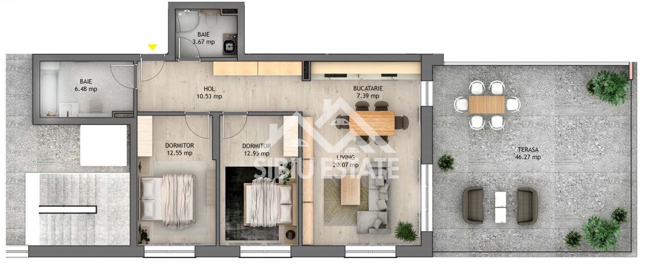 Penthouse - langa Shopping City Sibiu! - Poză 9