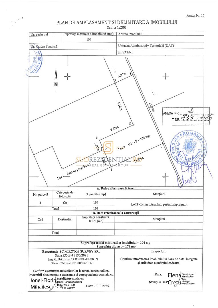 Vila P+1+Pod cu 4 camere, curte si parcare | Comuna Berceni - Schiță 18