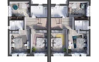 Duplex cu panorama deosebita asupra orasului - Poză 5