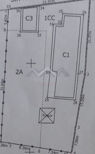 Casă pe parter + 550 mp teren + garaj 25 mp - Schiță 20
