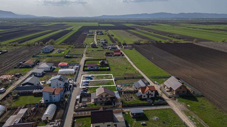 Teren 479 mp pentru construcții locuințe, Bod, utilități la stradă - Poză 4