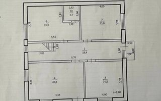 Chirie, spațiu de birouri, 236 mp, strada București, Centru - Schiță 17