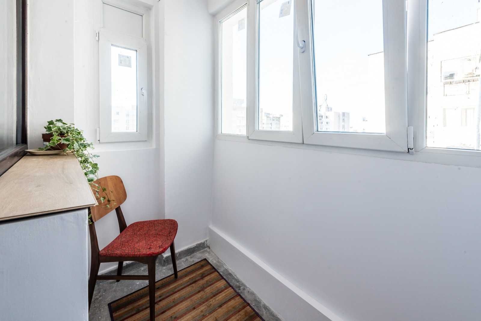 Inchiriez ap 2 camere, semi-decom, renovat, sector 6, 400 Euro/luna - Poză 5