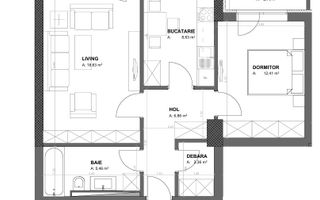 Exclusivitate -Apartament în bloc nou, Intrare Răcădău, cu priveliște spre Tâmpa - Poză 21
