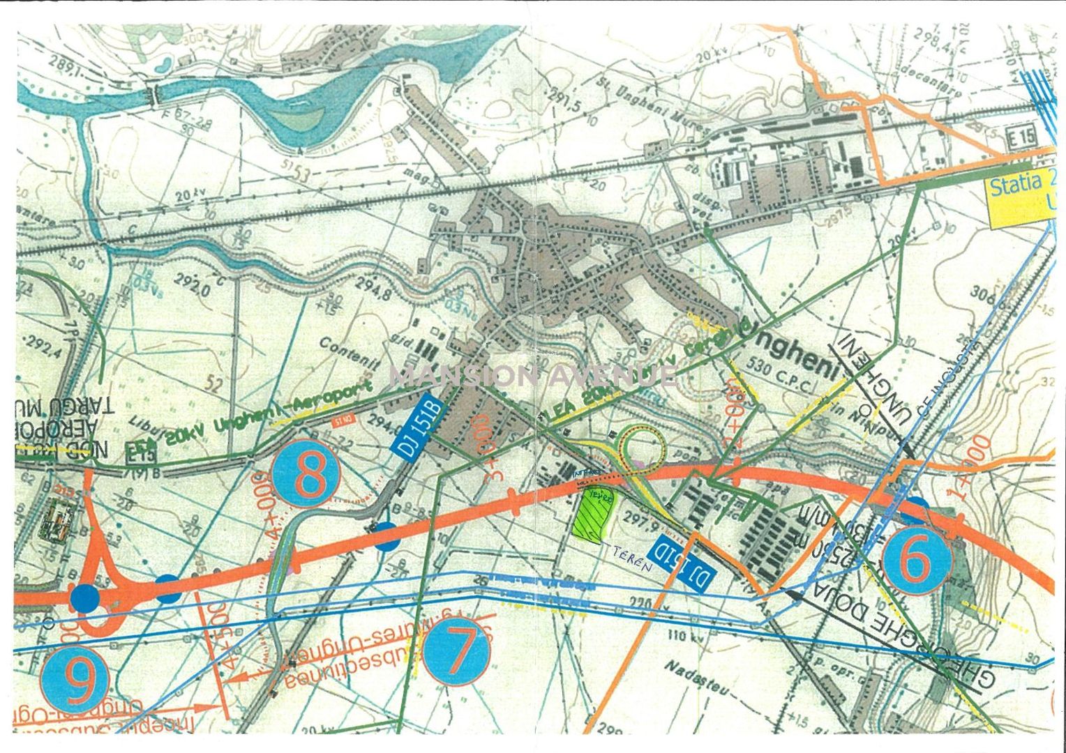 Teren de vanzare 4.1 - 4.4 ha pe Autostrada Transilvania - Poză 3