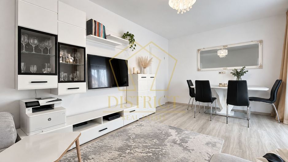 Apartament cu 2 camere mobilat | Etajul 1 | 57 mp utili | in Giroc la asfalt. - Poză 7