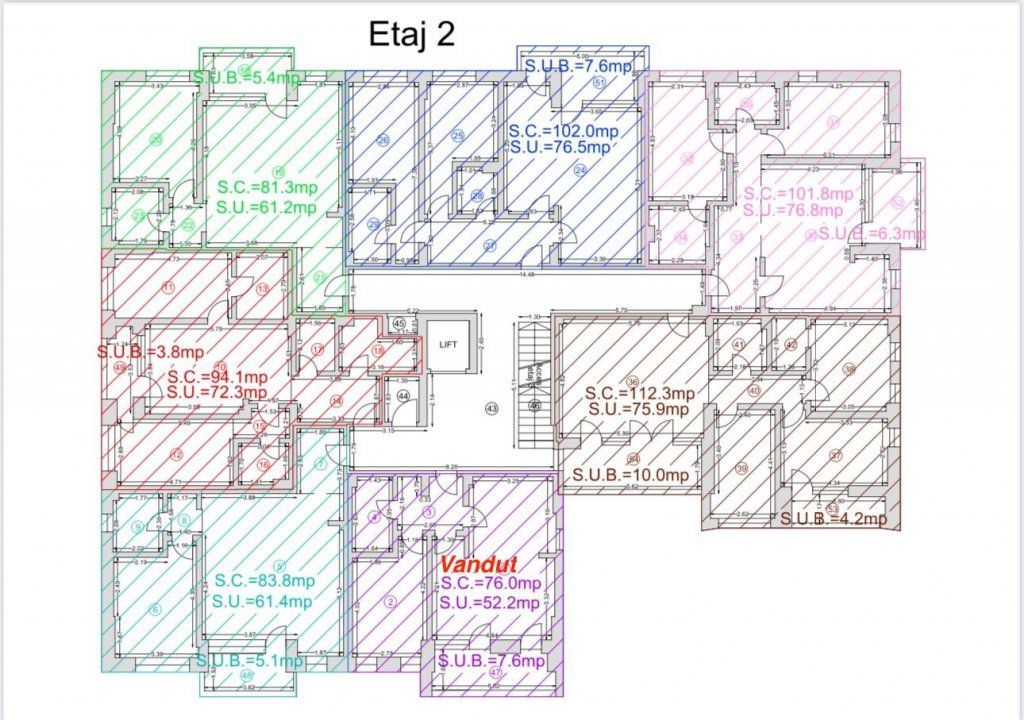 Inel II - Complex Primo Residence - Apartamente cu 2, 3 si 4 camere la cheie, bloc finalizat. - Poză 35