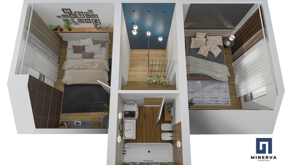 Duplex cu 4 camere si teren generos de 352 mp – Mosnita Noua - Poză 48