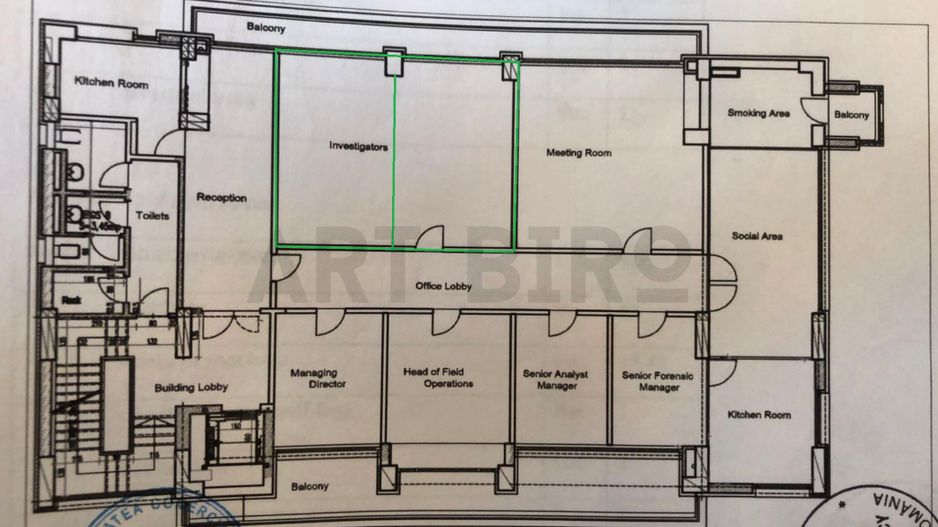 Zero comision, 50mp birou Floreasca, pret all inclusive, 1 loc parcare - Schiță 11