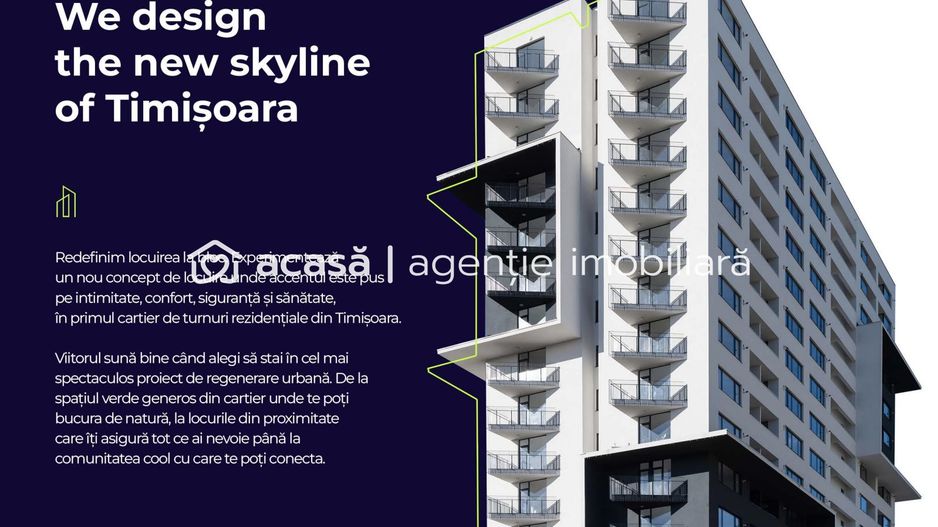 Apartament 3 camere la etajul 16 - XCity Towers, Timișoara - Poză 11