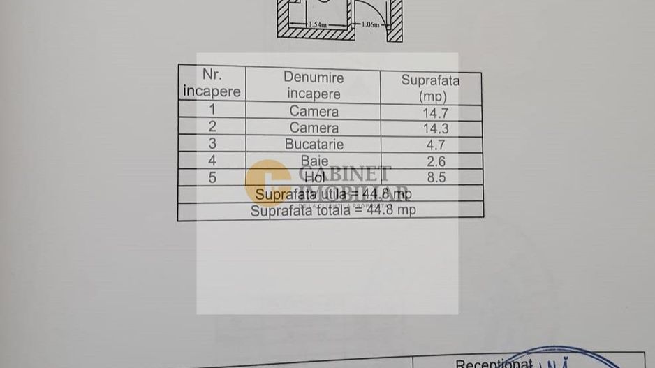 2 Camere - Hol Locuibil | Decomandat | 3/10 | Credit | M Lujer - 3 min - Schiță 18