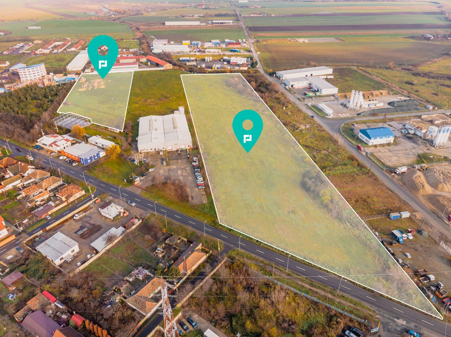 Teren industrial cu PUZ - 1255mp - Poză 2