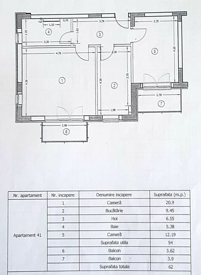 Apartament modern cu 2 camere și vedere spectaculoasă spre munți Avantgarden 3 - Poză 25