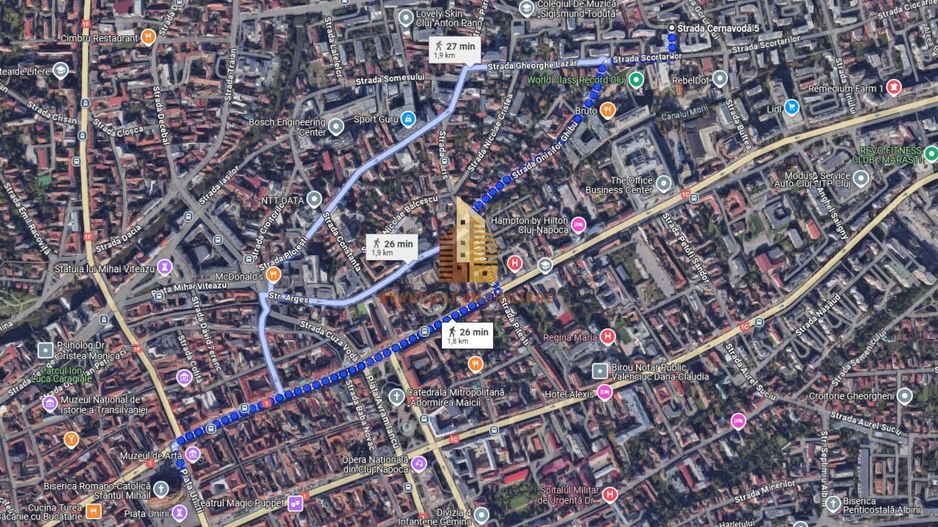 | Apartament cu 2 camere | Etaj intermediar | Cartierul Marasti | - Poză 7