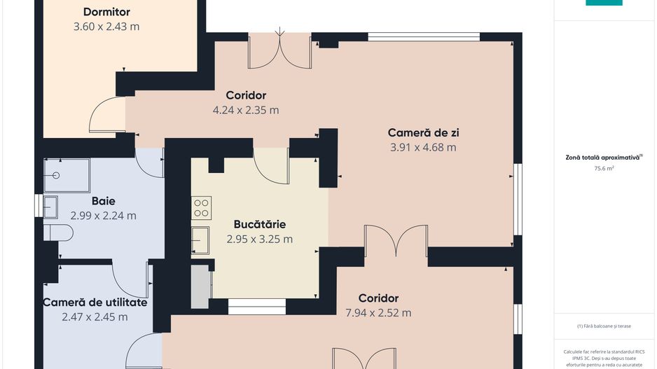 Casă renovată cu curte mare de închiriat în Rontău - Poză 13