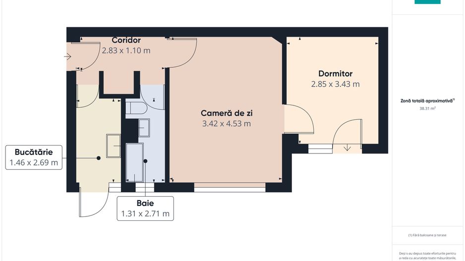 Apartament 2 camere în zona Șagului - Poză 9