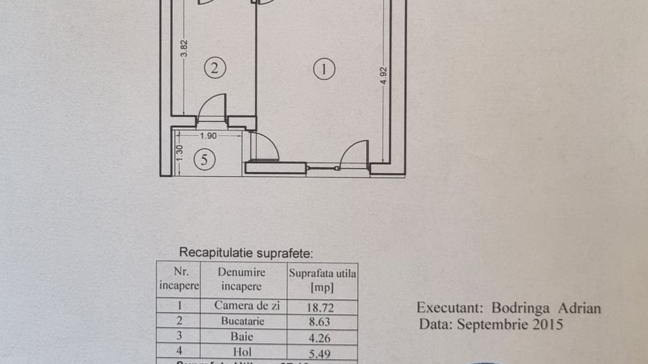 STUDIO 20th Residence | 40MP | MOBILAT/UTILAT - Schiță 20