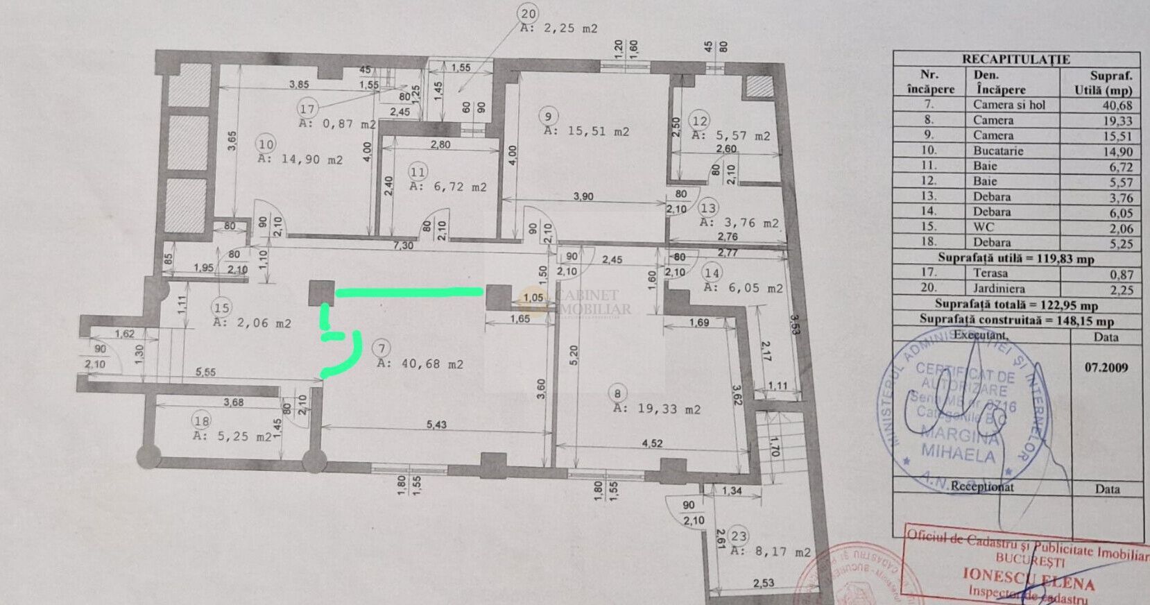 3 Camere + Parcare | Bloc 2010 | Piața Unirii - Poză 11