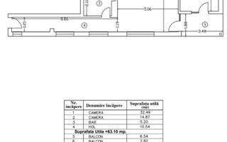 2 camere Lujerului-Orsova-Lacul Morii( -72mp) - Poză 8