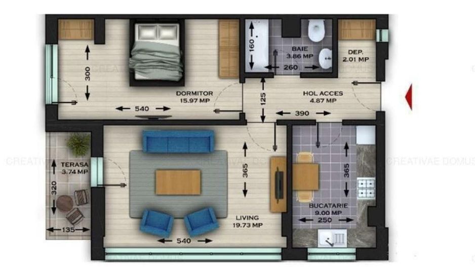 Apartament Parcul Circului/Teiul Doamnei - Poză 11