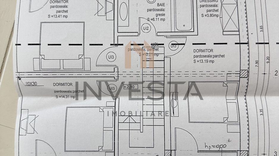 Duplex finisat la cheie! Zona Grand Hotel Italia! Retras de la strada! - Schiță 15