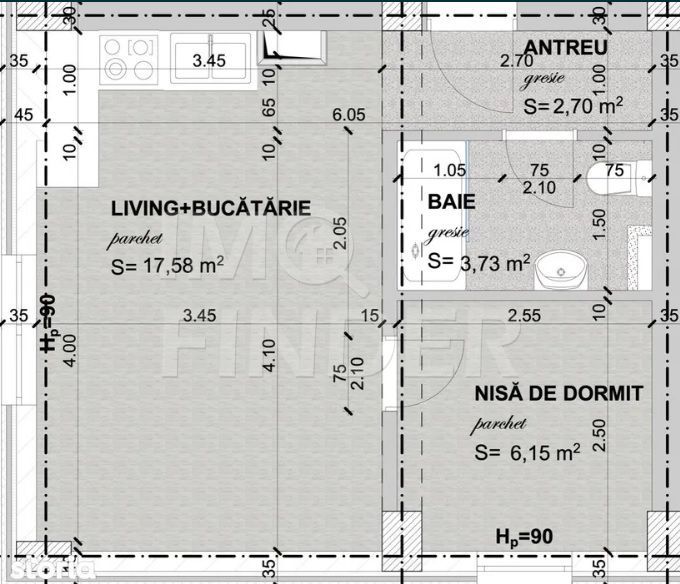 Vânzare apartament o camera, Calea Manastur, ultrafinisat - Poză 5
