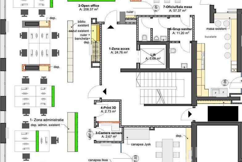 De inchiriat saptiu birouri - Ultracentral cu parcari! - Poză 8
