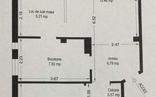 Circumvalatiunii | 2 Camere | Decomandat |  Mobilat si Utilat. - Schiță 7