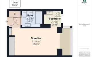 Garsonieră - Etaj 2 -  Zona Vlaicu - Poetului -Arad - Poză 16