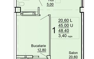 Vânzare, apartament, 1 cameră, stradela Studenților 18,  Poșta Veche. - Poză 2