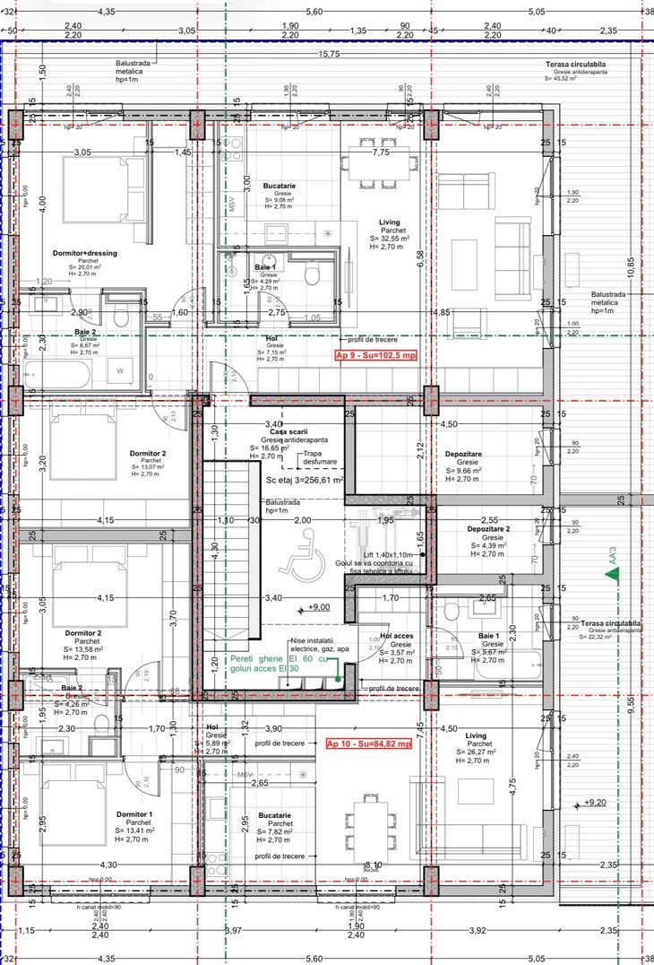 Soarelui – Braytim | Proiect Nou | Lift | Apartamente & S.A.D.-uri - Poză 12