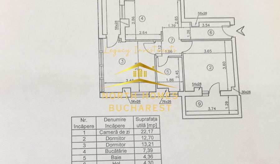 Apartament 4 camere, 2 locuri parcare, mobilat, Andronache, sector 2 - Poză 9