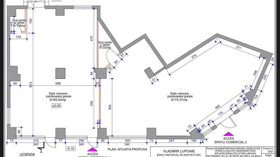 INVESTIȚIE ULTRACENTRAL BRĂILA – 2 SPAȚII COMERCIALE CU CHIRIAȘI - Poză 8