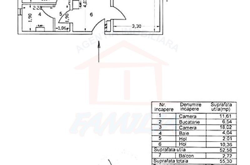 🏡 Apartament spațios 2 camere, decomandat, Mazepa – etaj 7,  lift - Poză 10