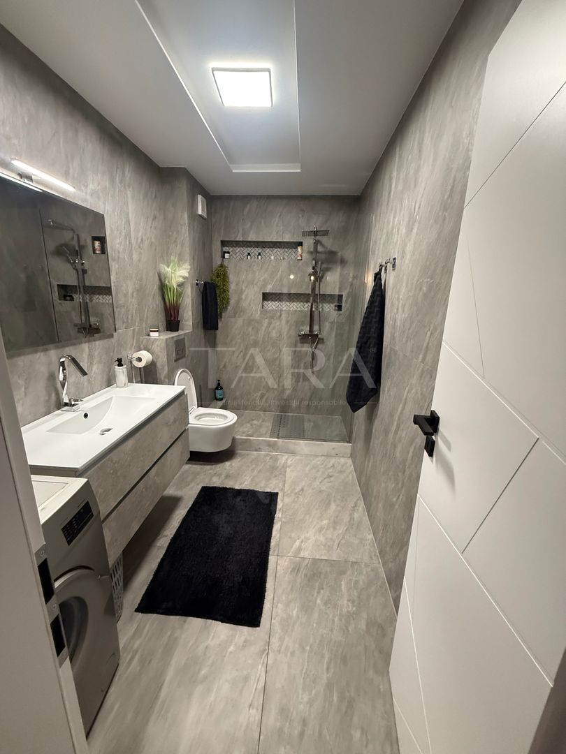 Apartament 57 mp si 9 balcon, complet utilat, Baciu. - Poză 4