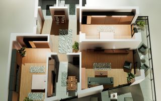 Tomis Nord -  Vanzare apartament decomandat cu 3 camere, bloc nou. - Poză 4